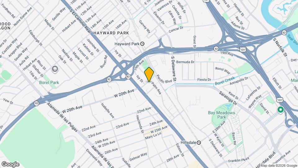 2000 Palm Ave Map and Location Details