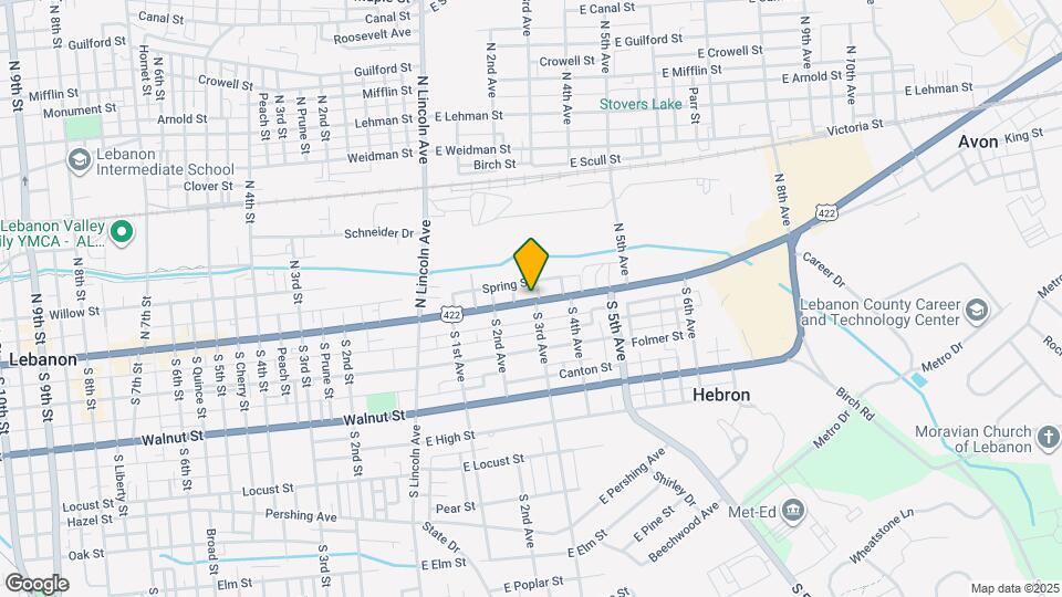 221 E Cumberland St Mapa y Detalles de la Ubicación