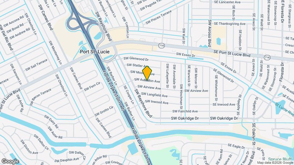 244 SW Aubudon Ave Mapa y Detalles de la Ubicación