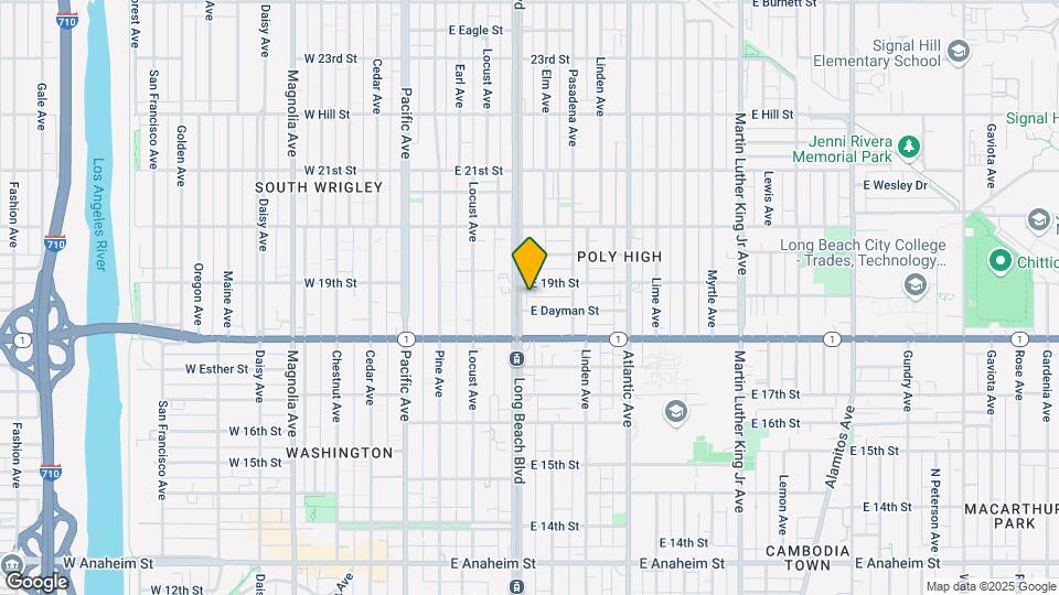 302 E 19th St Map and Location Details
