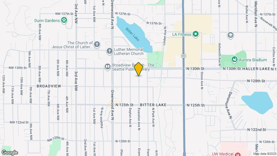 12729 Evanston Ave N Mapa y Detalles de la Ubicación