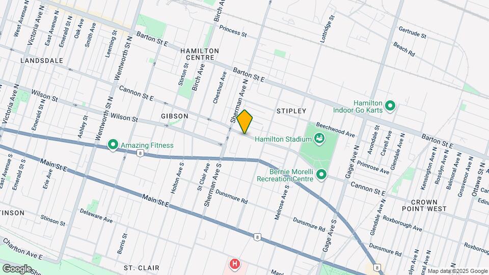 734 Cannon St E Map and Location Details