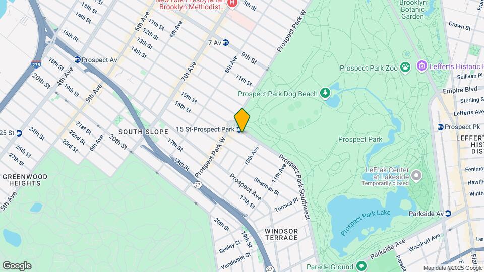 14 Prospect Park SW Map and Location Details