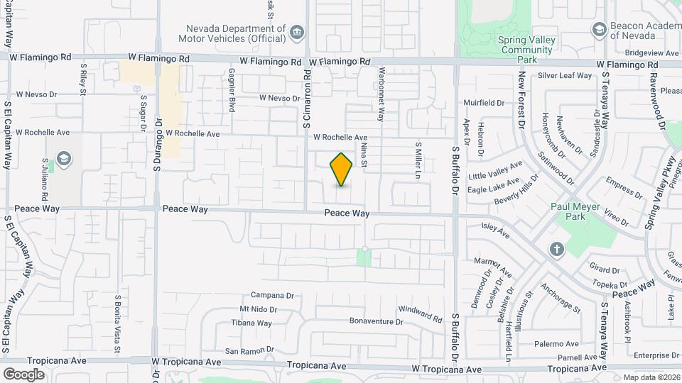 4446 Wild Honey Ct Mapa y Detalles de la Ubicación