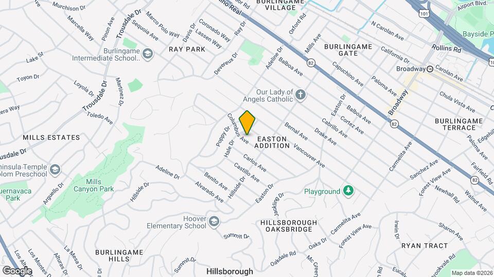 1438 Columbus Ave Map and Location Details