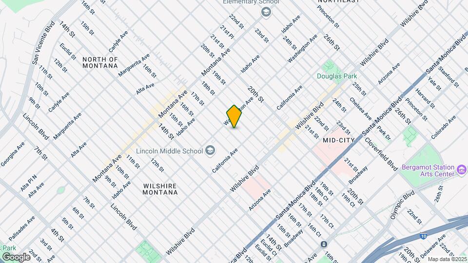 1025 17th St Mapa y Detalles de la Ubicación
