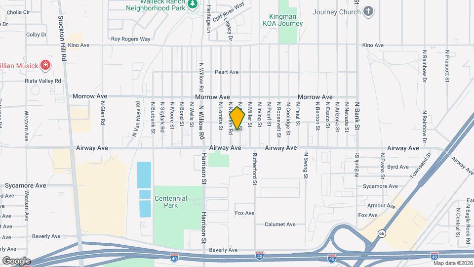 3535 N Adams St Map and Location Details
