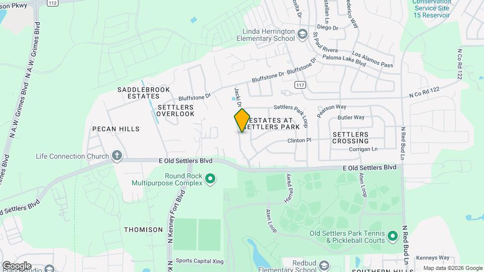 2121 Settlers Park Loop Map and Location Details