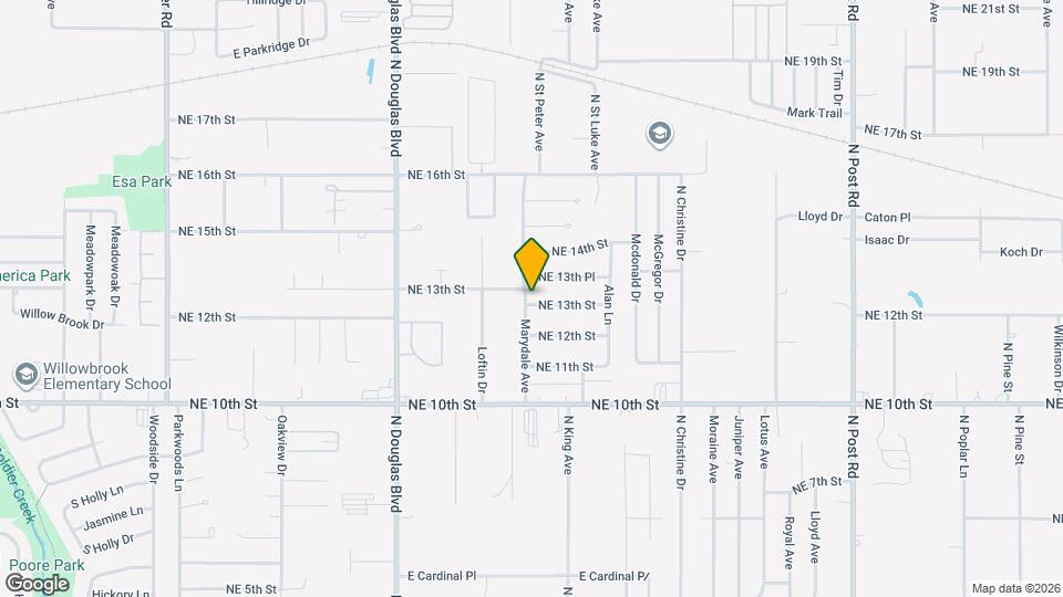 1400 Marydale Ave Mapa y Detalles de la Ubicación