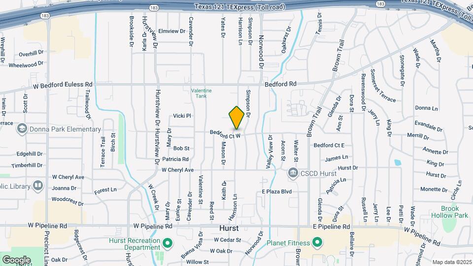 1144 Harrison Ln Map and Location Details