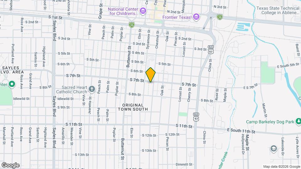 710 Chestnut St Map and Location Details