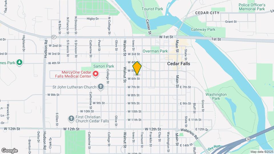 515 W 6th St Map and Location Details