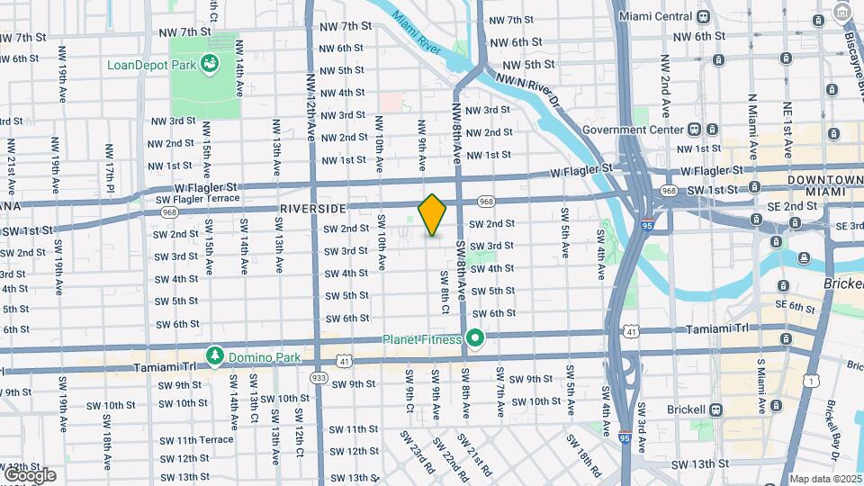 871 SW 3rd Ave Map and Location Details