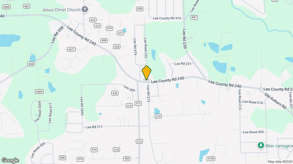 9953 Lee County Rd 240 Map and Location Details