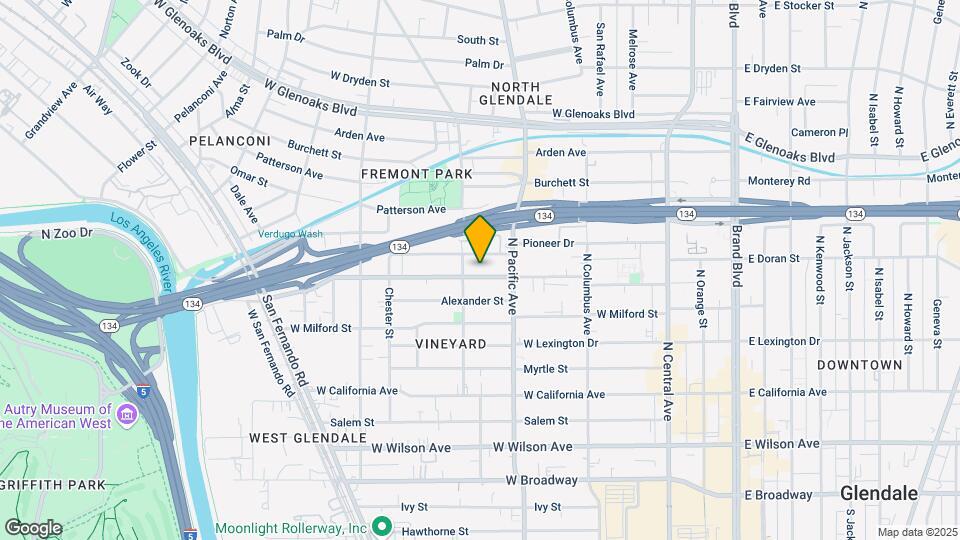 529 W Doran St Map and Location Details