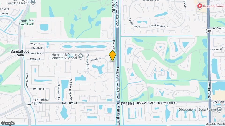8105 Severn Dr Map and Location Details