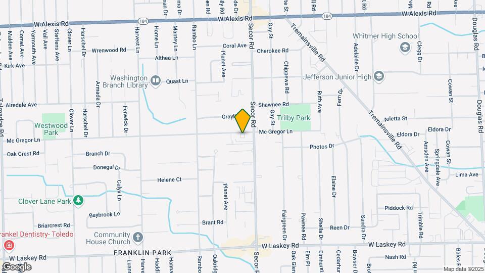 3323 McGregor Ln Map and Location Details