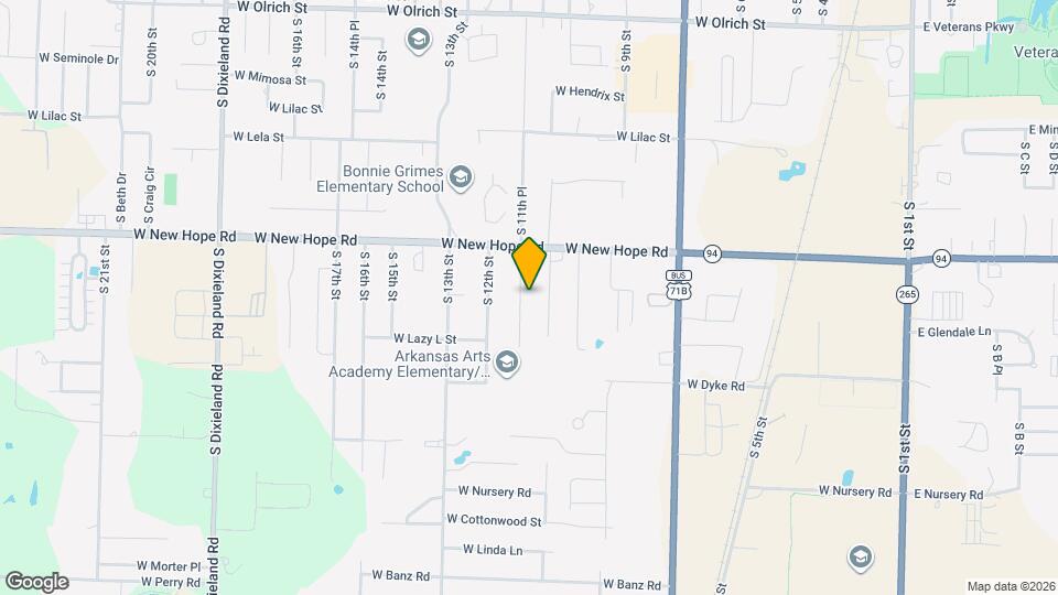 1925 S 11th Pl Map and Location Details