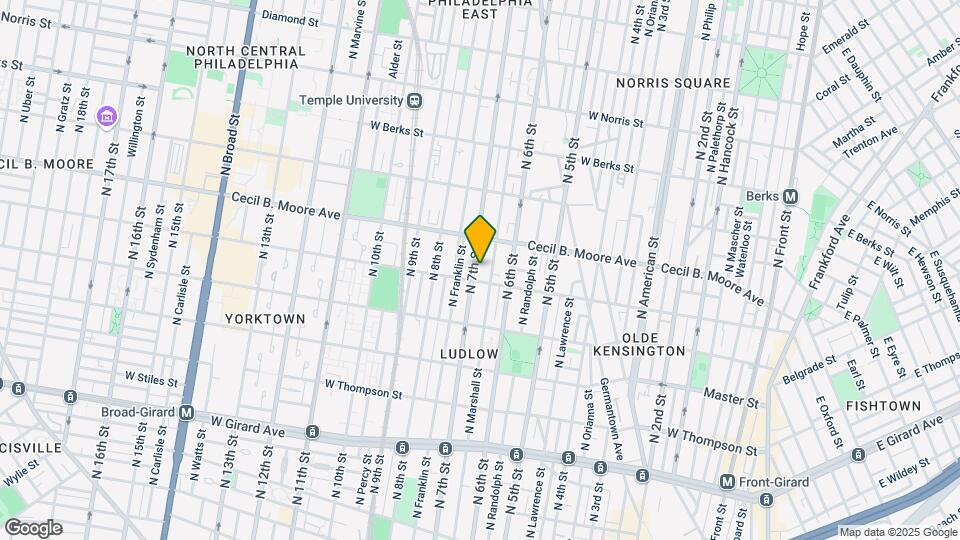1613 N 7th St Mapa y Detalles de la Ubicación
