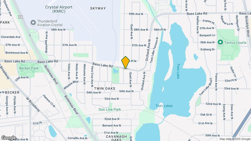 5540 Regent Ave N Mapa y Detalles de la Ubicación