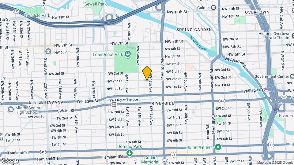 1318 NW 2nd St Map and Location Details