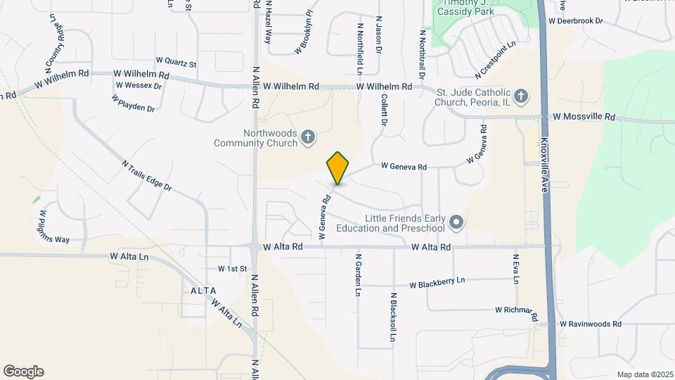 2116 W Geneva Rd Map and Location Details