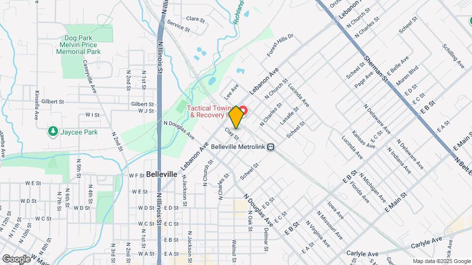 907 N Church St Map and Location Details