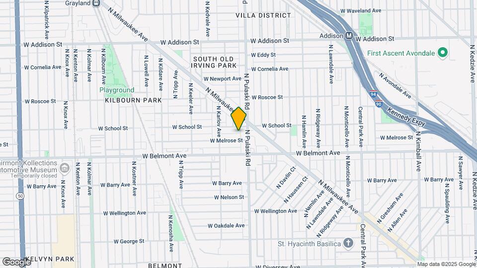4014-4022 W Melrose St Mapa y Detalles de la Ubicación
