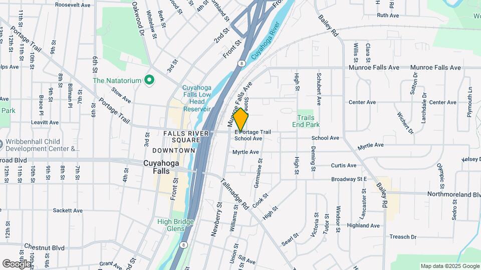 338 E Portage Trl Map and Location Details