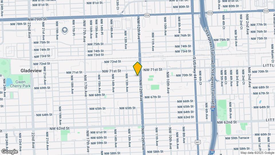 1204 NW 70th St Map and Location Details