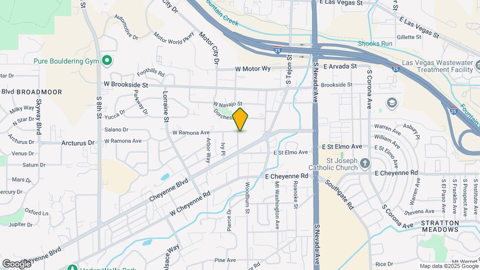 1713 Woodburn St Map and Location Details