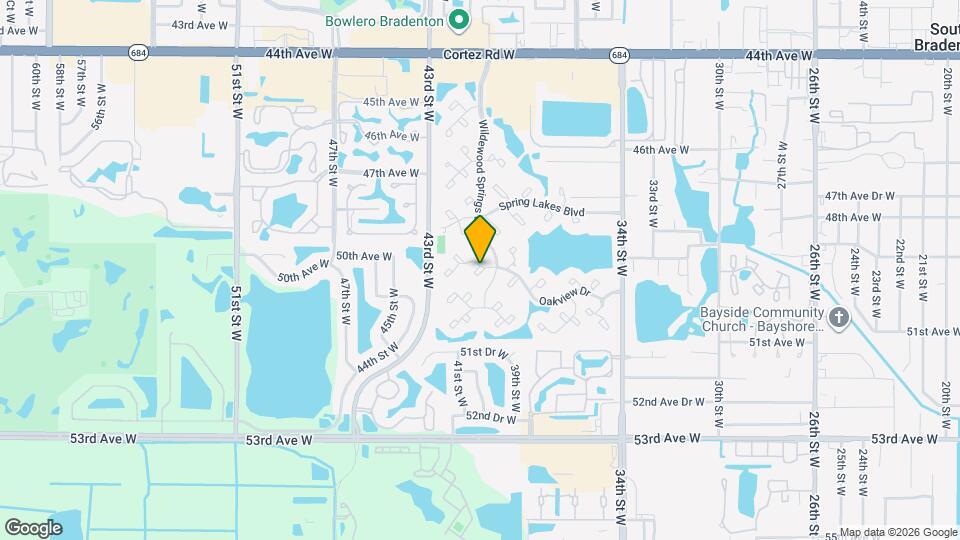 452 Palm Tree Dr Map and Location Details