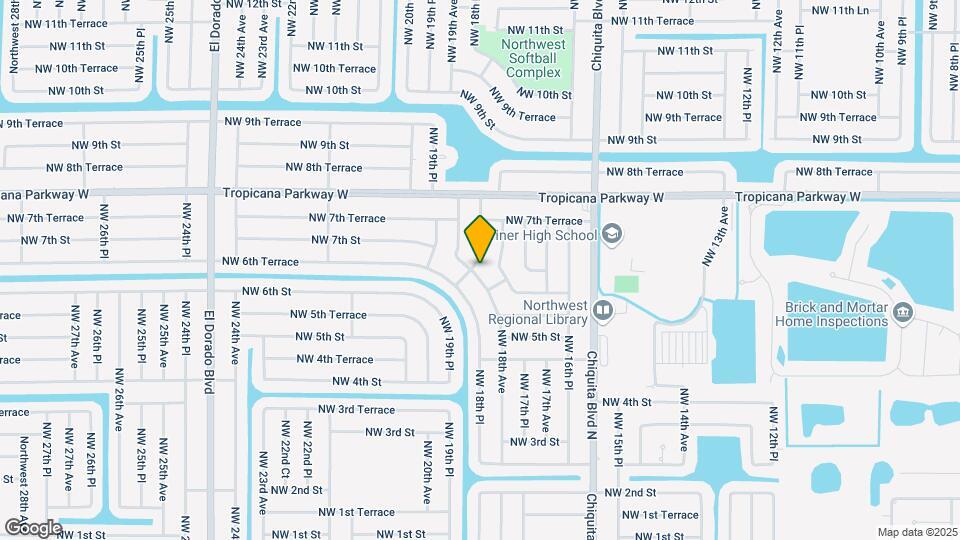 605 NW 18th Pl Map and Location Details