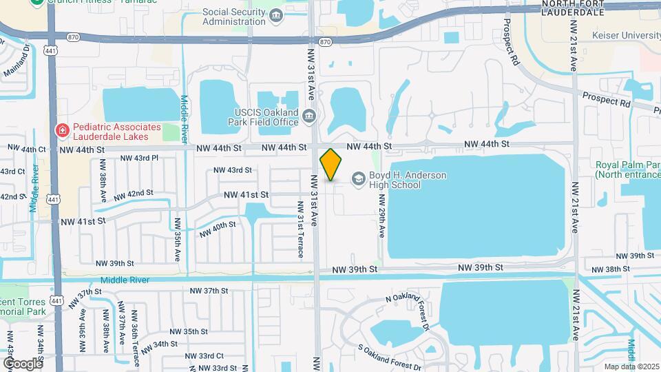 4110 NW 30th Ter Map and Location Details