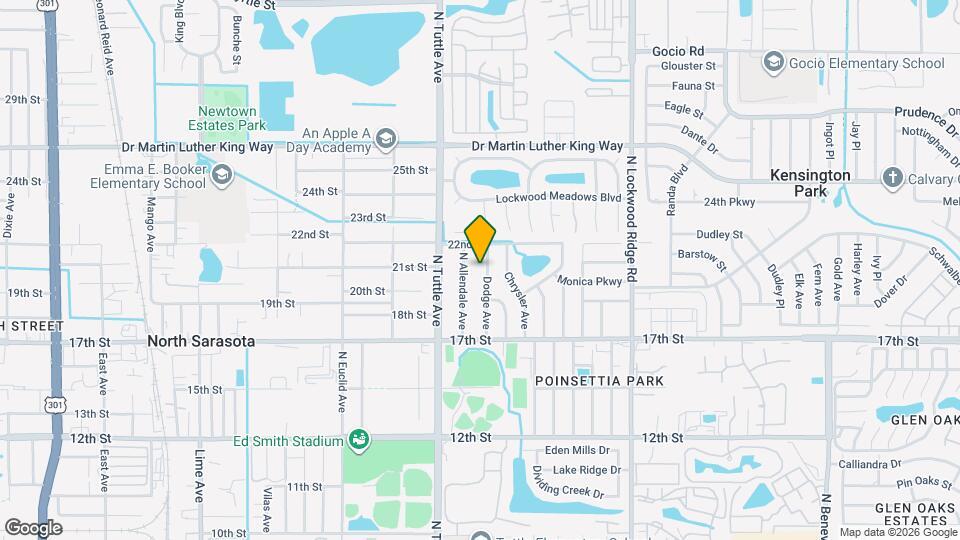 2033 Dodge Ave Map and Location Details