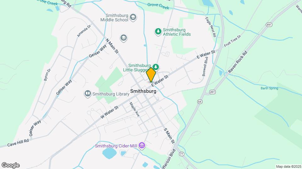 15 E Water St Map and Location Details