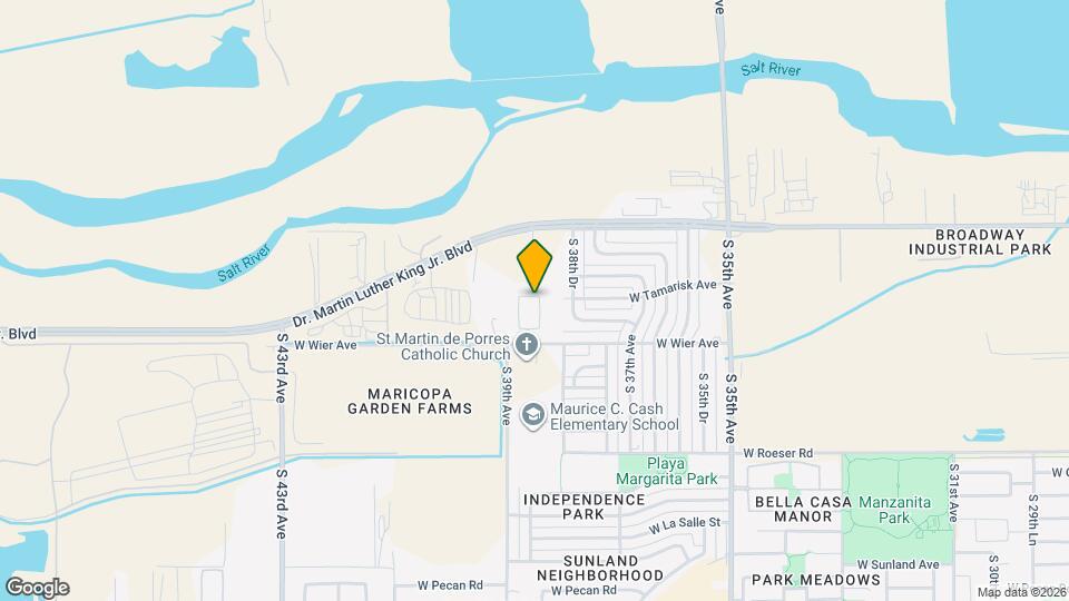 4656 S 38th Ln Mapa y Detalles de la Ubicación