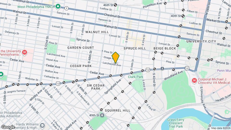 500 S Melville St Mapa y Detalles de la Ubicación