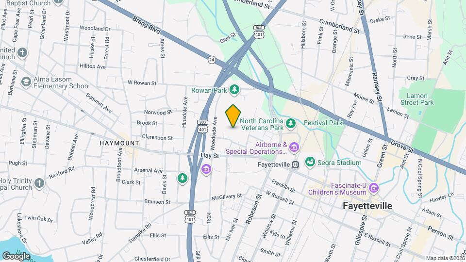 716 Athens Ave Map and Location Details