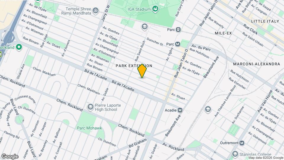 7515 Stuart Av Map and Location Details