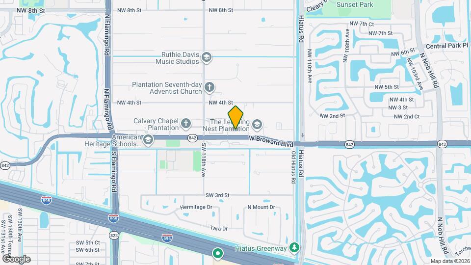 11556 NW 1st St Map and Location Details