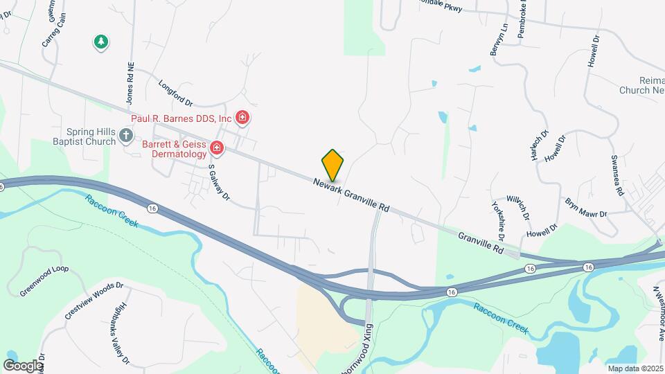 2553 Newark Granville Rd Map and Location Details