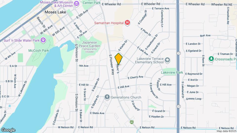 931 S Juniper Dr Mapa y Detalles de la Ubicación