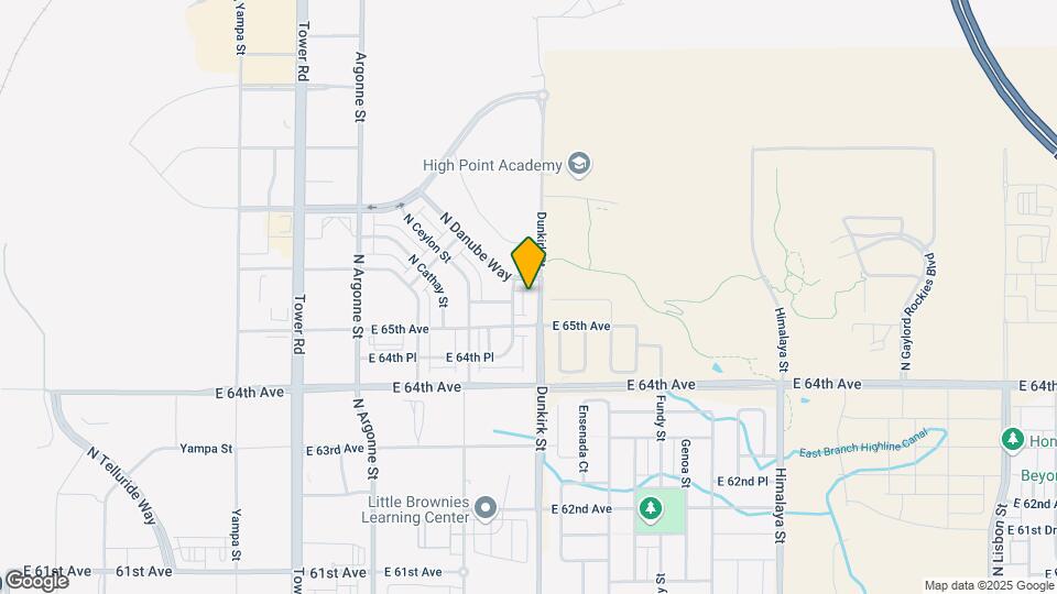 6555 N Dunkirk St Map and Location Details