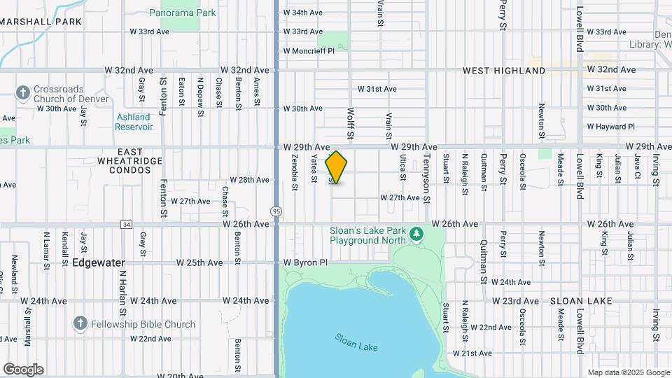2720 Xavier St Map and Location Details