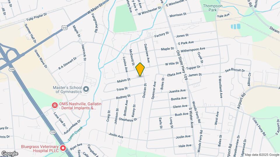 303 Malvin St Map and Location Details