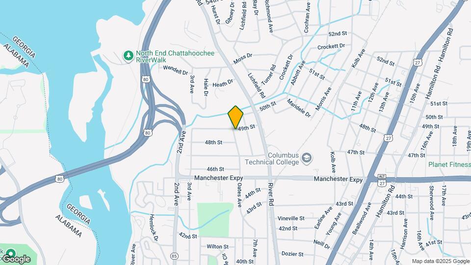 602 49th St Map and Location Details