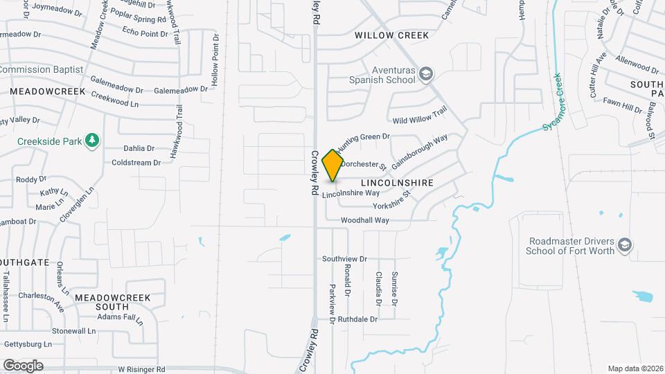 1844 Hunting Green Dr Mapa y Detalles de la Ubicación