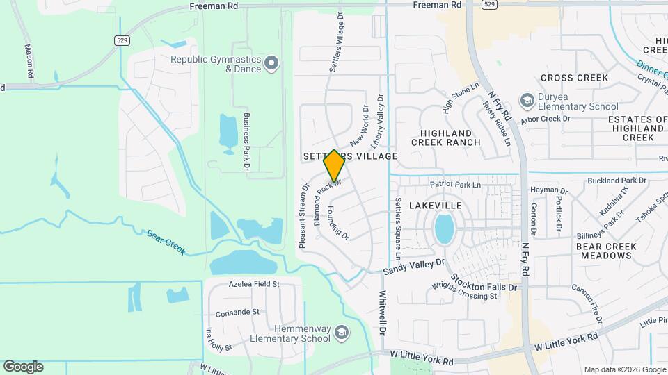 6422 Diamond Rock Dr Map and Location Details