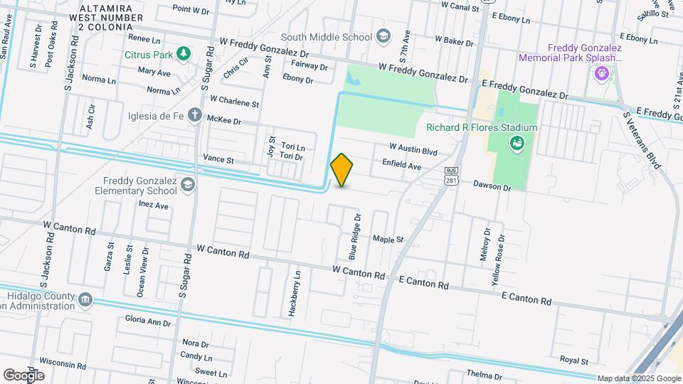 516 W Southland Ave Map and Location Details